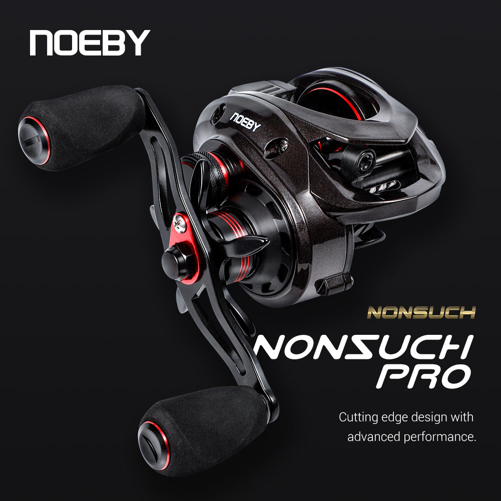 Spincast Reel - Noeby-Baitcasting Reel,8kg Max Drag,7.3:1 Gear Ratio,Magnetic
