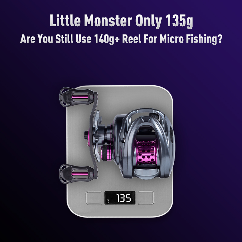 KINGDOM 135g Micro Monster Bai - Spincast Reel recension och pris