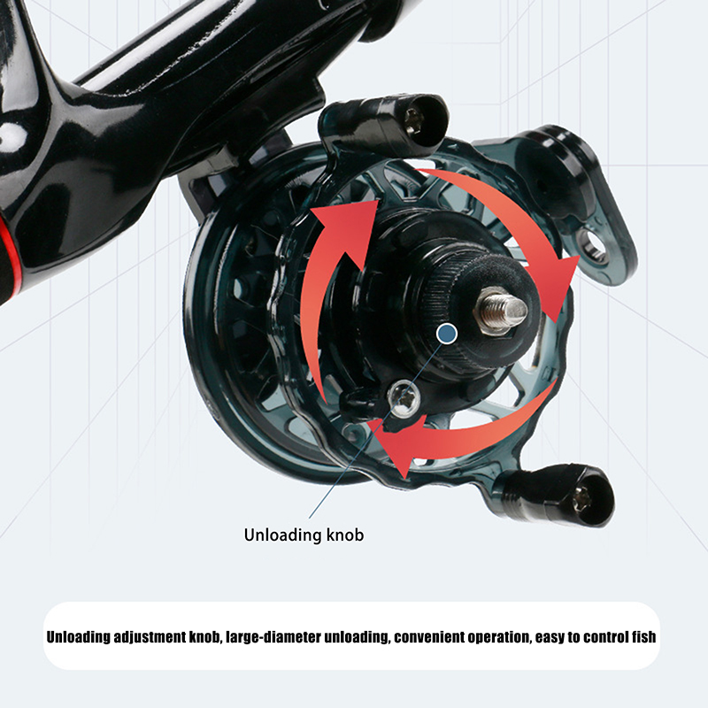 New 1pcs 1:1 Portable High Qua - Ice Fishing Reel recension och pris