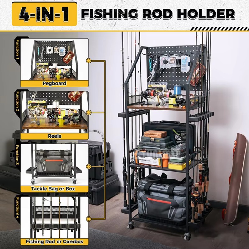 Fishing Gear Storage Shelf, Fi - Fly Reel recension och pris