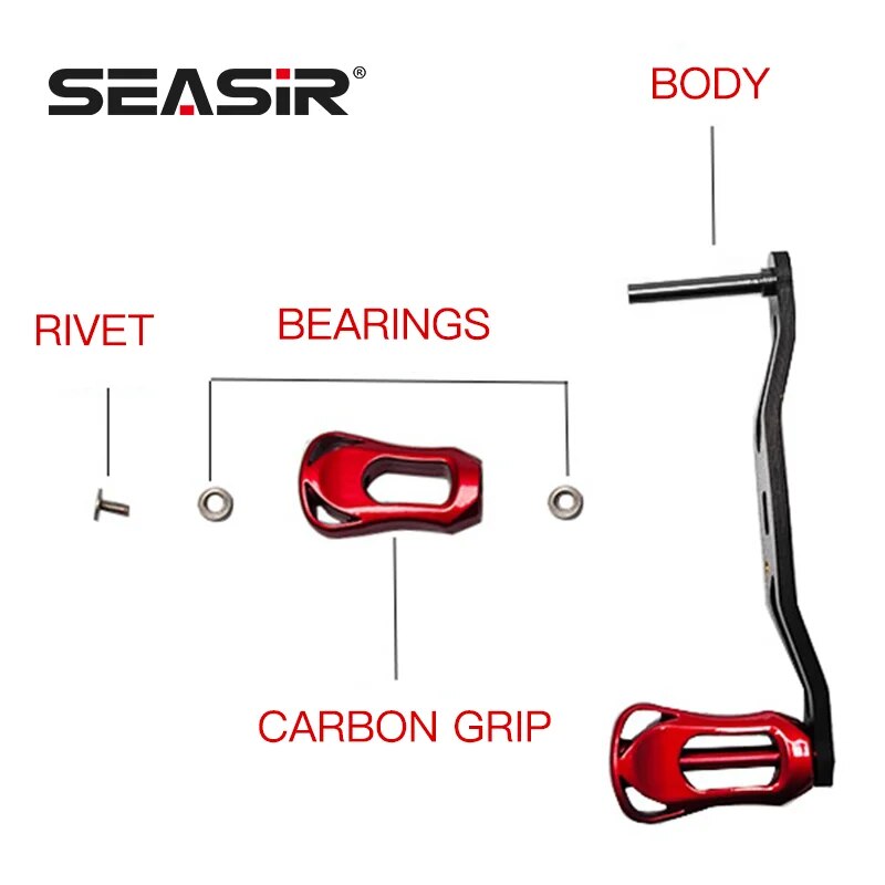 SEASIR Carbon Fiber Fishing Re - Reel Drag Knob recension och pris