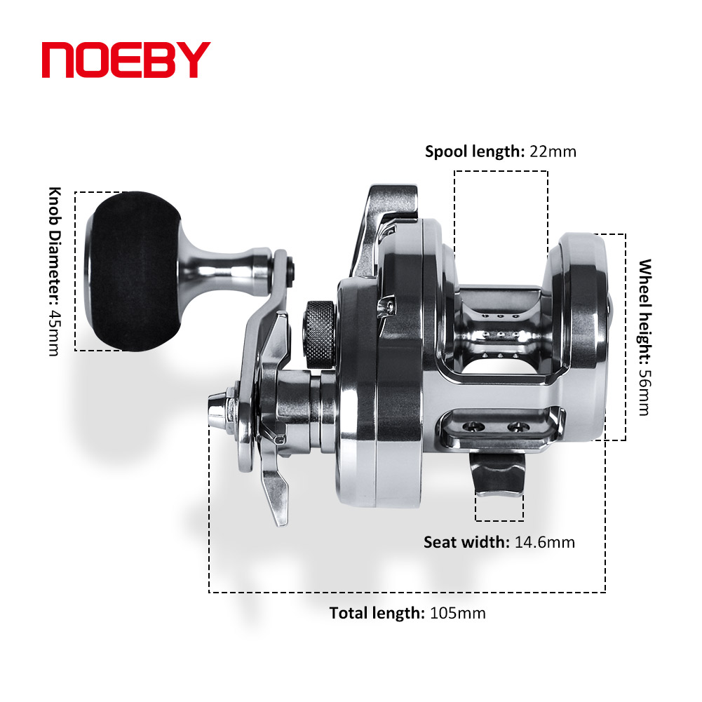 NOEBY Slow Pitch Jigging Reel  - Trolling Reel recension och pris